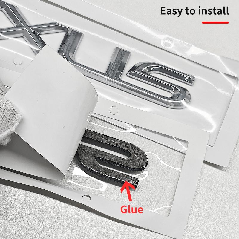 Interior Stickers 3D ABS Car Rear Trunk Emblem Badge Sticker Logo For Lexus ES300 IS300 IS350 ES250 ES350 IS250 CT200H GS350 NX2