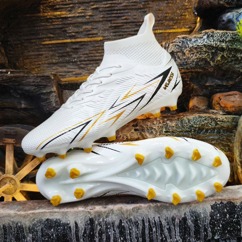 New men's and women's AG long-spike boots, anti-slip and wear-resistant, youth professional competition training soccer shoes wholesale