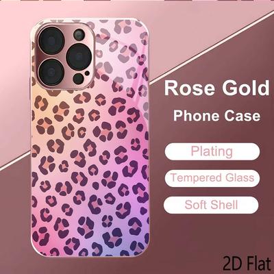 PurpLeo 2DFlat Для iPhone17 18 16 15 14 13 12 11 Pro Max XS XR 8 7Plus Чехол для телефона Ударопрочный Защитная задняя крышка