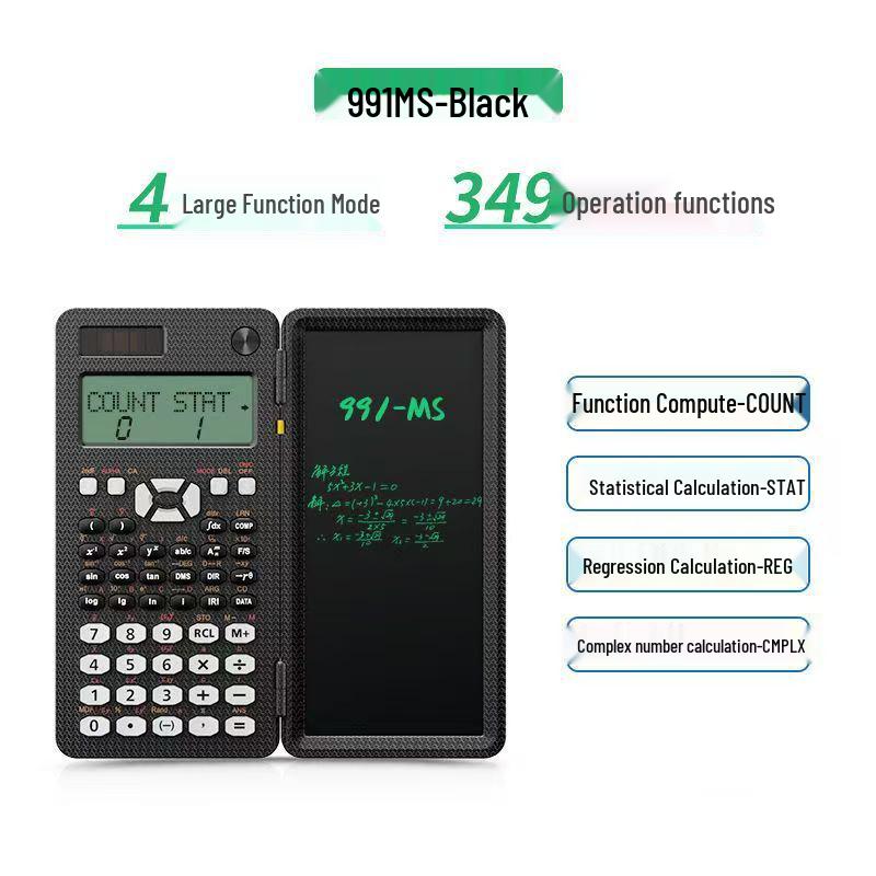 Scientific Calculator with Handwriting Pad for Advanced Studies and Exams