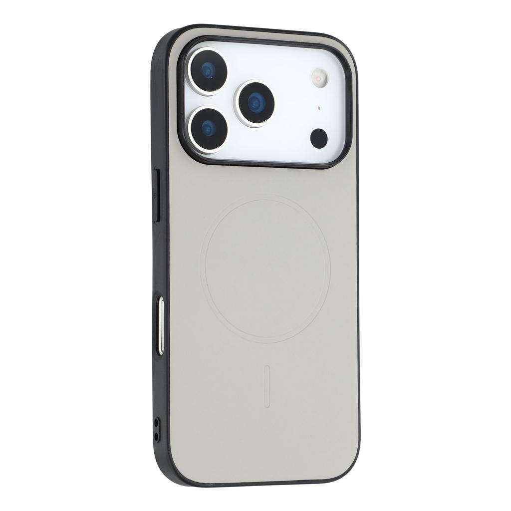 X-LEVEL For iPhone 17 Pro Case Compatible with MagSafe PC+TPU+PU Phone Back Cover