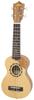 Aria Special Order Model Soprano Ukulele with Bone Nut Strings Case AU-1S Laser-cut/Pickguard & Saddle/Aquila [Soft Included]