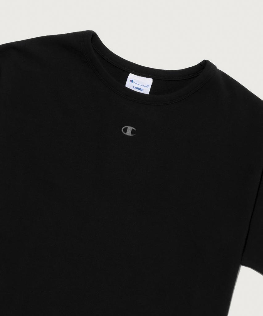 CHAMPION C-Logo Muscle Fit Stretch Short Sleeve T-Shirt Black