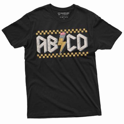 Снова в школу Футболка ABCD школьная энергия смешная TK Футболка для детей начальной школы