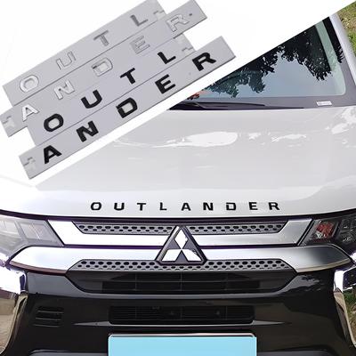 Автомобиль 3D ABS Наклейки-Логотипы на Капот Автомобиля Outlander Для Lancer Pajero ASX Outlander Eclipse Galant Mirage Triton