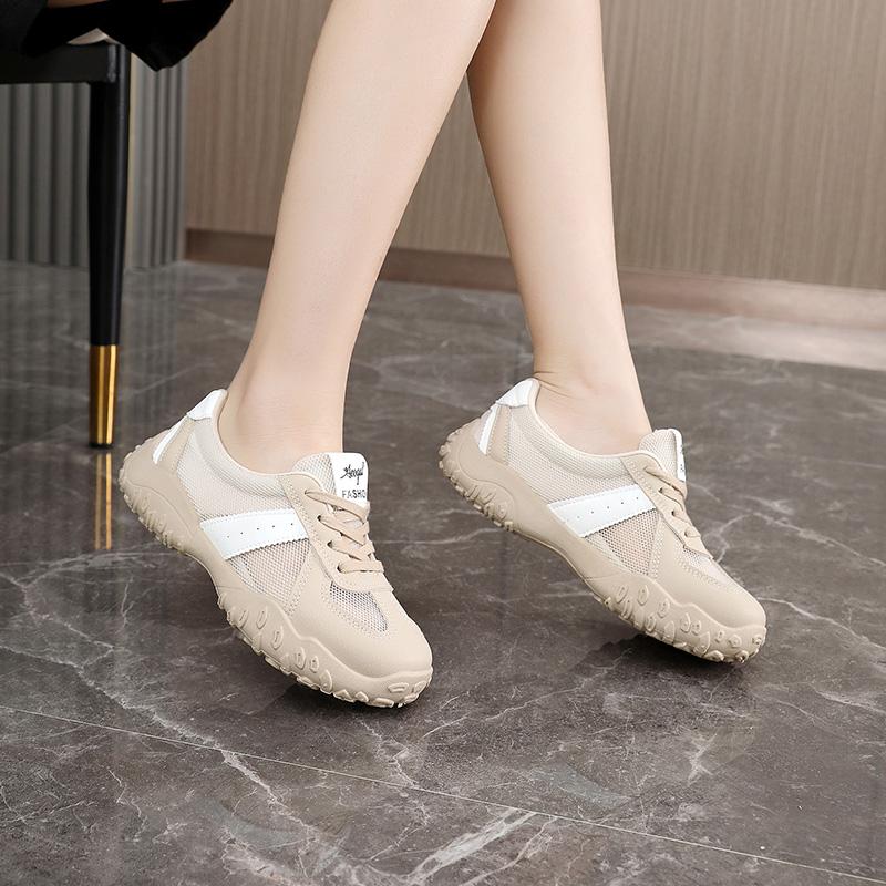 Fashion 2025 New Spring and Summer New Fashion Women Shoes Comfortable Casual Sneakers Outdoor Breathable Lace-up Walking Sports Shoes