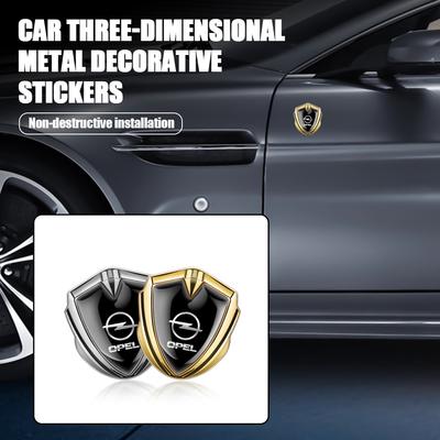 Для OPC Astra K Vectra Corsa Zafira Insignia Mokka 3D Металлическая Накладка на Кузов Дверь Багажник Значок Декор Автоаксессуары