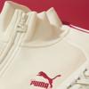 Puma Спортивная куртка с логотипом, повседневная куртка с воротником-стойкой и молнией, унисекс, куртка, цвет белый 629168-66