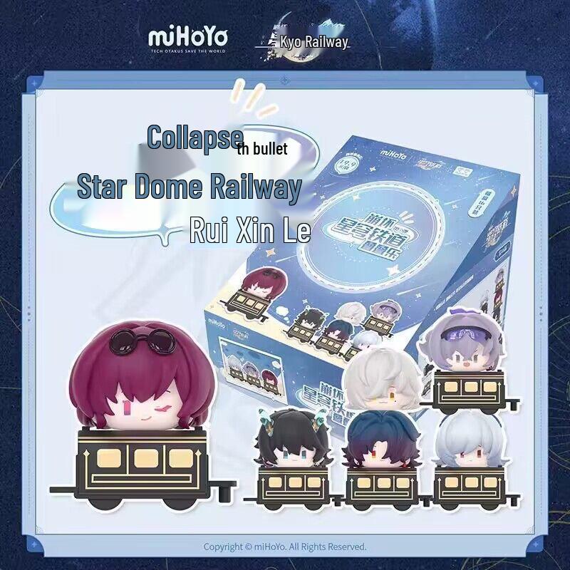 Honkai Star Rail Q-версия Серия stacking-игрушек 1 Фигурка в слепом пакетике