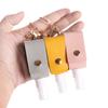 30Ml Hand Sanitizer Bottle Mini Hands Hydroalcoholic Gel Bottle Pu Leather Keychain Mini Soap Dispenser Reusable Storage Bottle