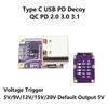 Модуль быстрой зарядки PD3.0 PD3.1 QC3.0 DC 5V/9V/12V/15V/20V Выходное напряжение по умолчанию Триггер Модуль быстрой зарядки Интерфейс Type-C