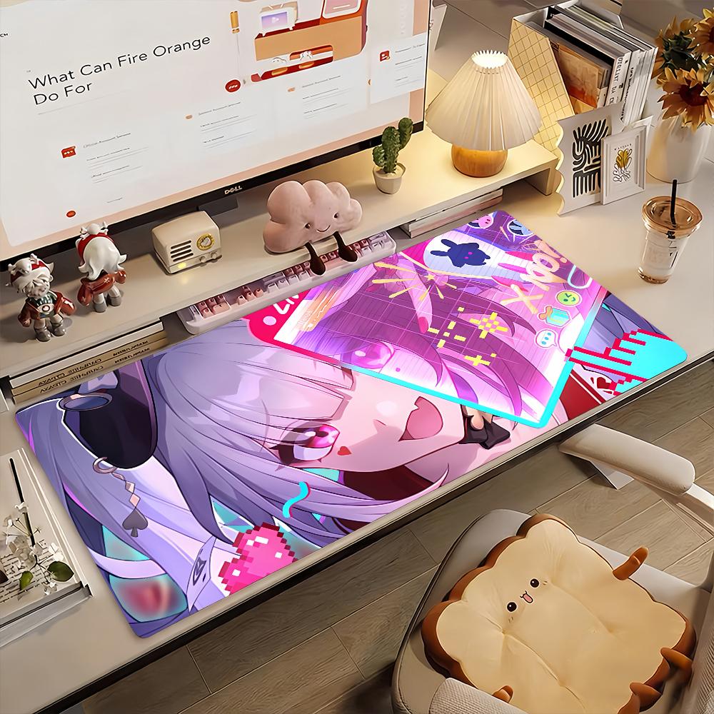 Игровой коврик для мыши Sparxie Honkai Star Rail Нескользящая резина Геймерский Баланс Компьютерный коврик Декорация Deskmat Ноутбук Офис Большой