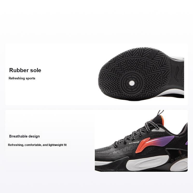 Li Ning Wind Shadow 2.0 Удобные Универсальные Нескользящие Амортизирующие Прочные Дышащие Низкие Детские Баскетбольные Кроссовки YKBV032-7