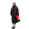 Winter new cotton-padded women's long down cotton-padded jacket thickened over the knee and ankle loose bread-padded jacket