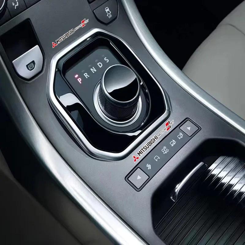 4 шт. Водонепроницаемые наклейки на кузов автомобиля с логотипом, для самостоятельного нанесения, для Mitsubishi Eclipse Lancer Outlander Pajero ASX Colt I200 Delica Triton Ex