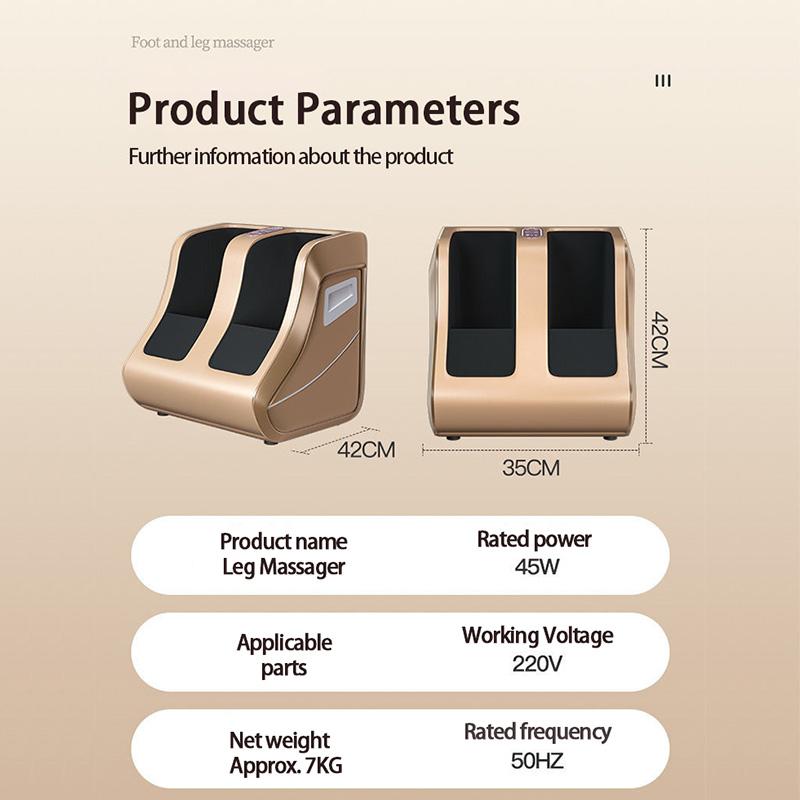 Массажер для ног Давление воздуха Массажер для ног и икр Расширенный и Увеличенный