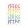 Гордость настенное художественное украшение офиса ЛГБТ-плакат современный цвет цитата мультфильм подсолнух Радуга изображение напитка
