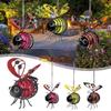 Светодиодное освещение Настенный светильник-пчела на солнечных батареях Светодиодные жуки-пчелы на солнечных батареях Украшение для двора