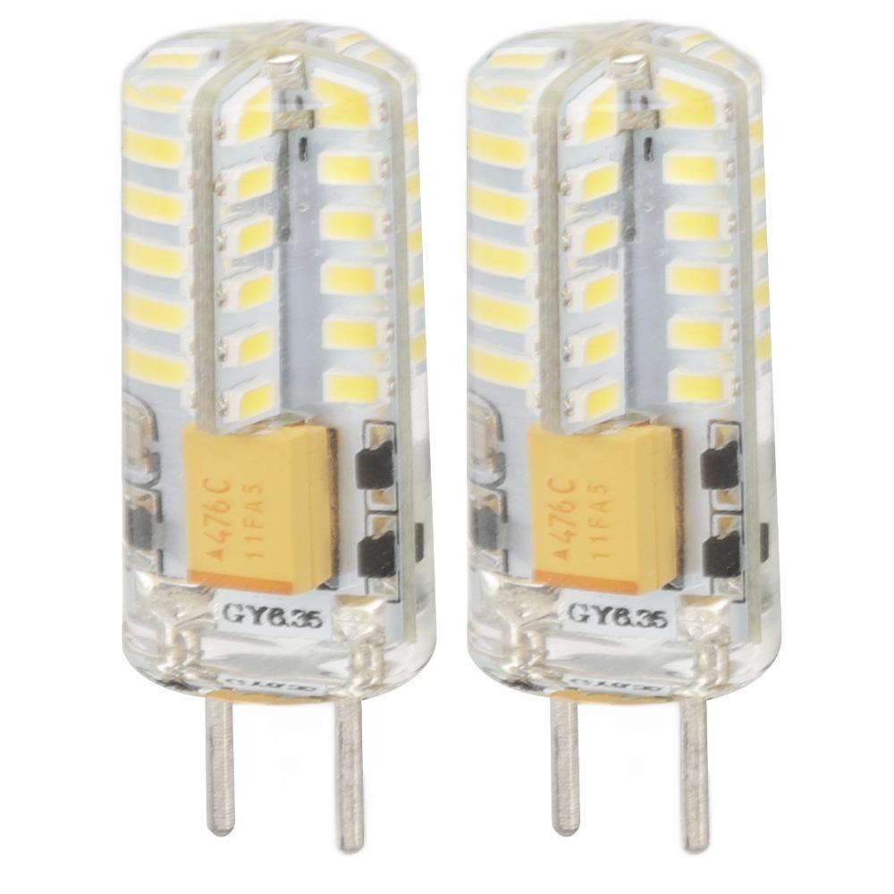 2pcs 12V GY6.35 Bulb 6000K Dimmable LED Bulb Durable LED Corn Bulb Ceiling Fixture
