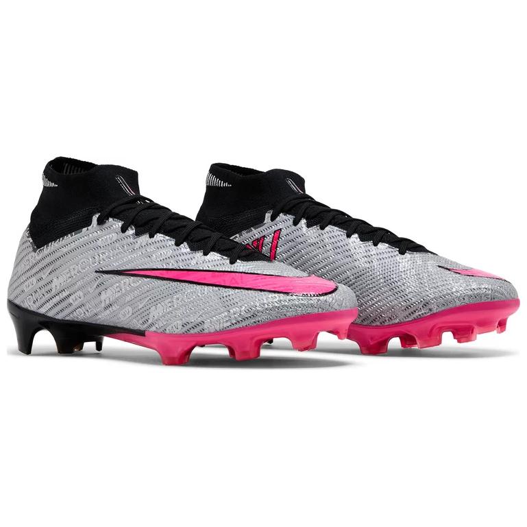 Nike Mercurial Superfly 9 Удобная амортизация, Износостойкие Футбольные Бутсы Мужские Серебристые FJ2970-060