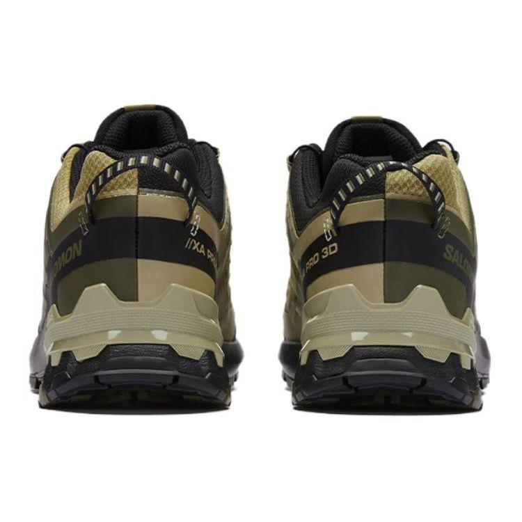 SALOMON XA Pro 3D V9 GORE-TEX Водонепроницаемые Походные Ботинки Мужские Походные Ботинки Сухой Травы Зеленый 472773