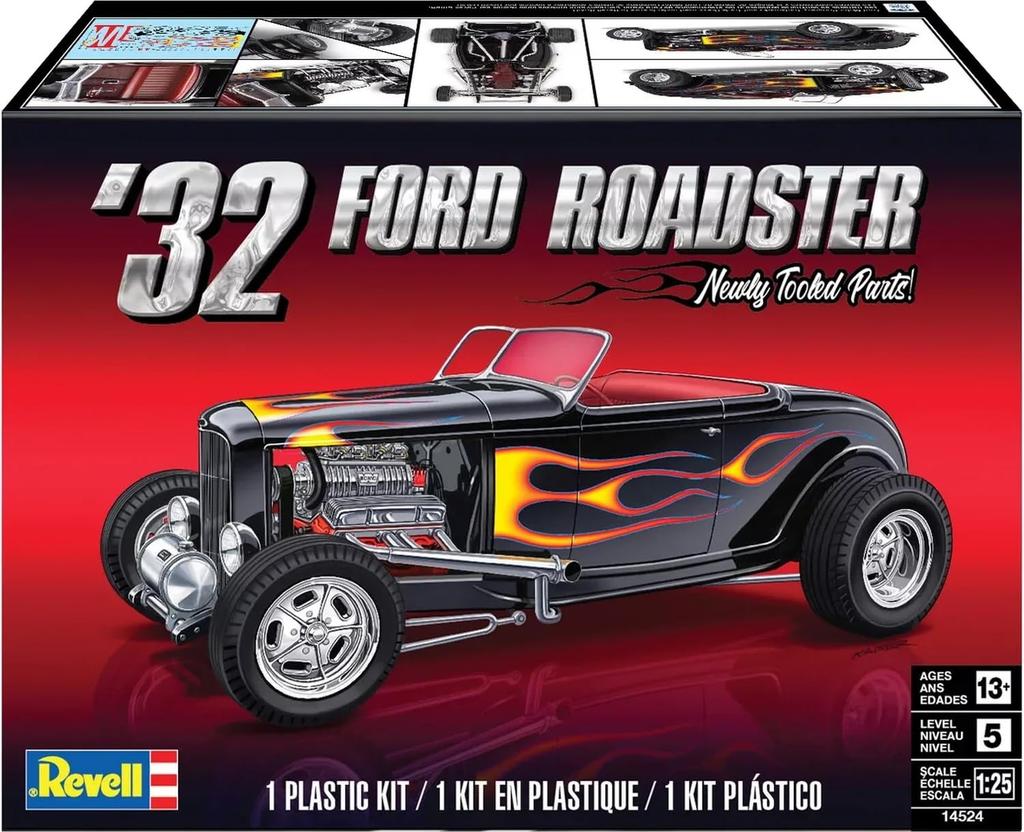 Американский Revell 32 Ford Родстер Пластиковая Модель 14524 1/25