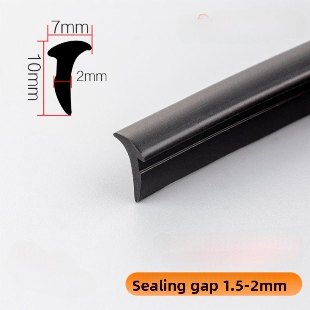 10meter/set Silicone Aluminum Window Sealing Strip Slot Type Cold Resistant Door and Window Sealing Pressure Strip