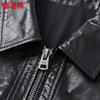 Hengyuanxiang Men's Cowhide Leather Jacket