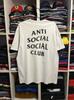 Футболка ASSC Anti Social Social Club с большим логотипом Размер XL Белая