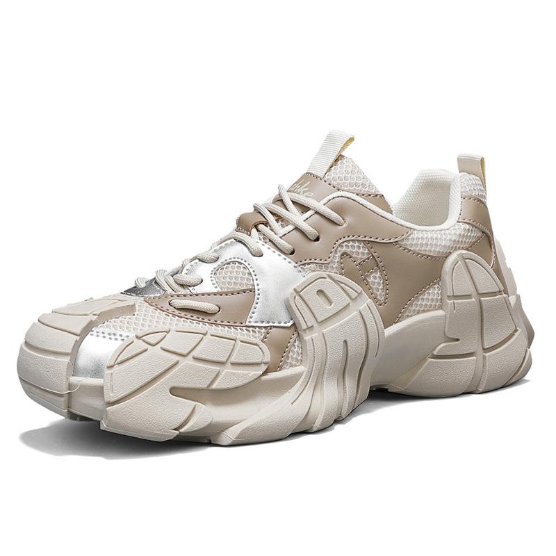 Мужская обувь новая летняя дышащая спортивная и повседневная обувь мужская уличная сетчатая обувь на платформе персонализированная обувь-меха обувь