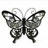 Металлическая 3D Бабочка Домашний Декоративный Уличный Статуэтки Двор Большое Настенное Искусство Забор Креативная Скульптура Украшение Подарок Садовые Аксессуары
