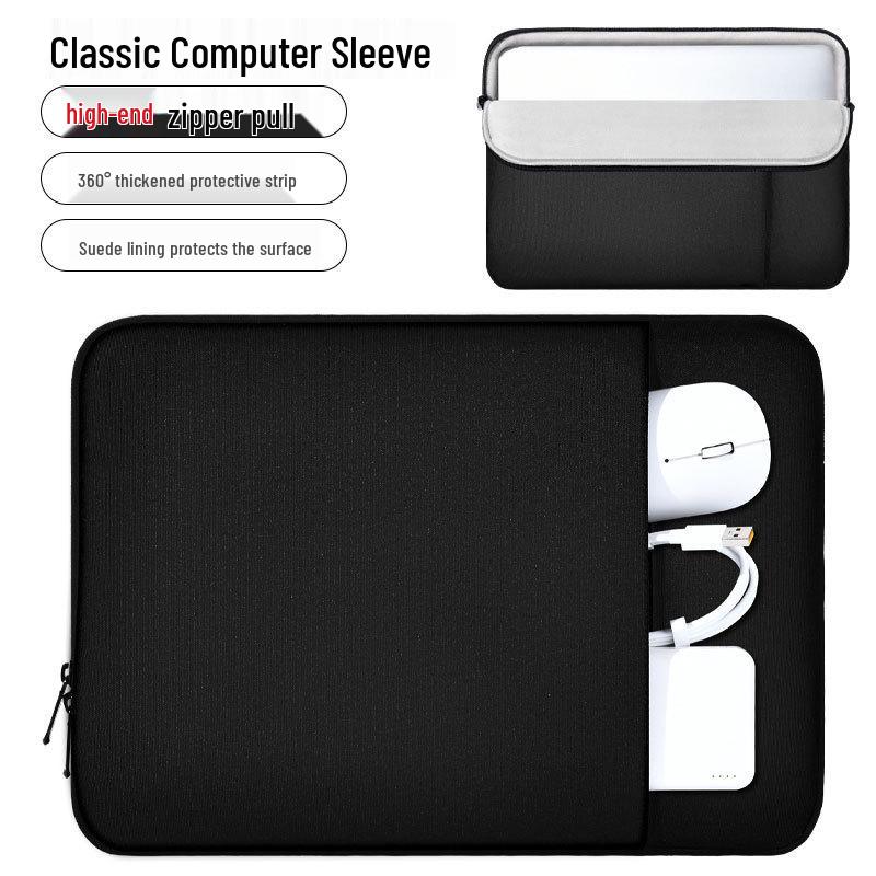 Shockproof Airbag Laptop Sleeve: 13, 14, 15.6, 17 Inch Full Protective Case