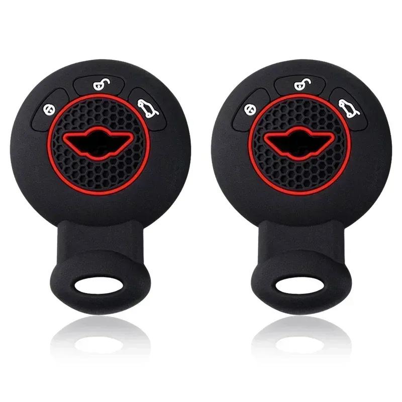Silicone Remote Car Key Cover For BMW Mini Cooper R58 R56 R57 Cabrio R60 R61 Clubman Countryman 3 Buttons Smart key Fob Case