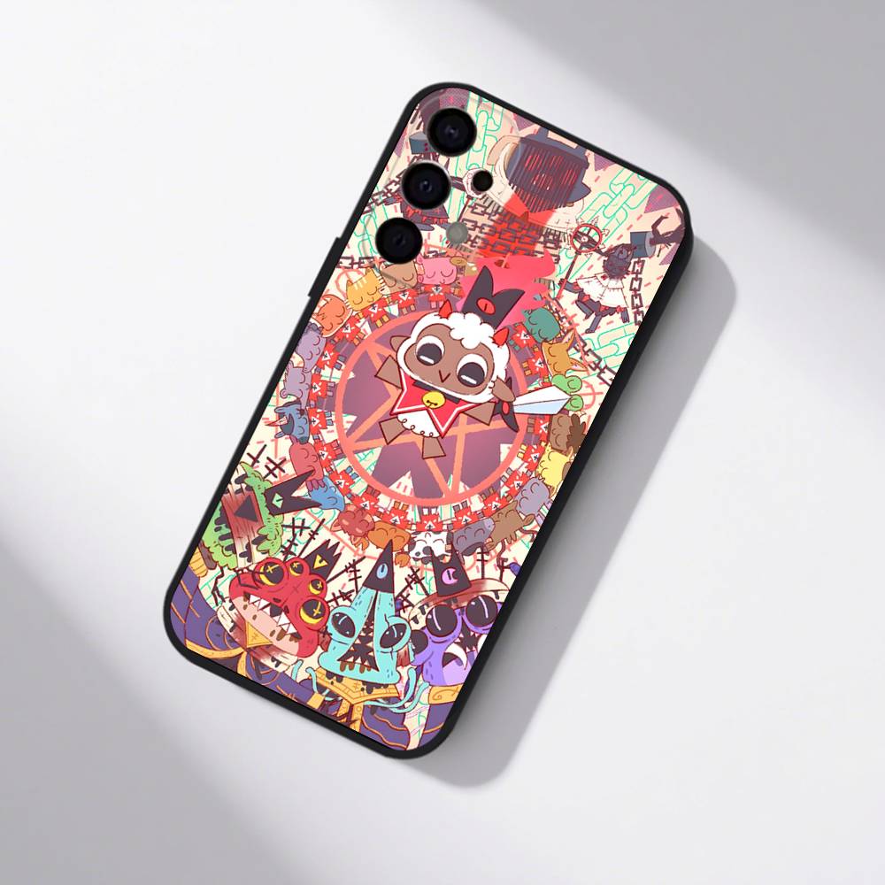Чехол для телефона C-Cult the L-Lamb Sheep Черный для Samsung S25, S24, S21, S22, S23, S30, Ultra, S20, Plus, Fe, Lite, 5G