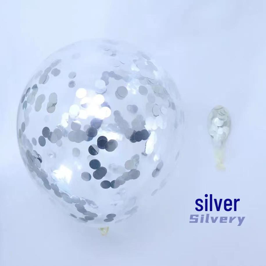 12-дюймовые прозрачные латексные шары с конфетти и блестками для свадеб, дней рождения и праздничных торжеств