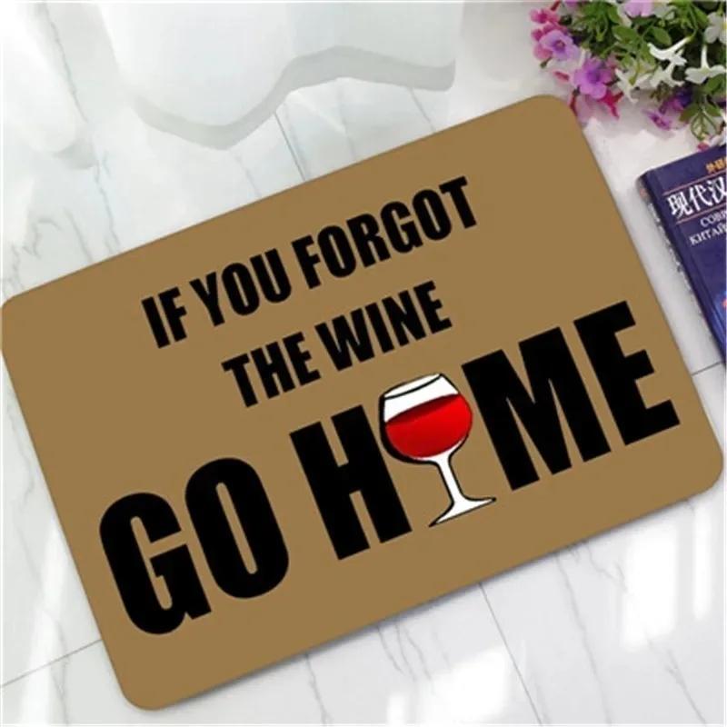 Simple Inspirational Text Carpet If You Forgot The Win Go Home Living Room Bedroom and Entrance Door Mat Home Decoration Carpet