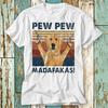 230 г/м² 100% хлопок Pew Pew Madafakas золотистый ретривер футболка топ дизайн унисекс женская мужская футболка ретро мода винтажная рубашка S834