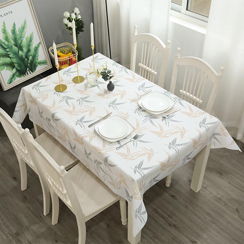 Nordic Style Elk Plaid Coffee Tablecloth – Waterproof, Oil-Proof, Anti-Scald, Easy-Care Table Mat.