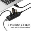 Portable Mini High Speed Laptop PC 4 Ports Multi Splitter Adapter USB 2.0 Hub