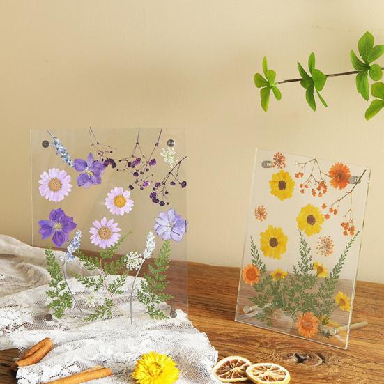 Acrylic Photo Frame Clear Picture Frames Tabletop or Wall Mount Display Frame