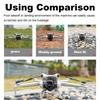 Landing Gear Drone Accessories Foldable Extended Landing Gear Leg Kit Extended Landing Drone Accessories Gear for DJI Mini 4 Pro