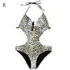 Monokini Swimsuit Sexy Backless Polyester Floral Set for Print Bikini Summer