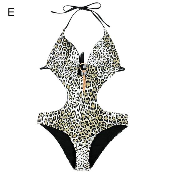 Monokini Swimsuit Sexy Backless Polyester Floral Set for Print Bikini Summer