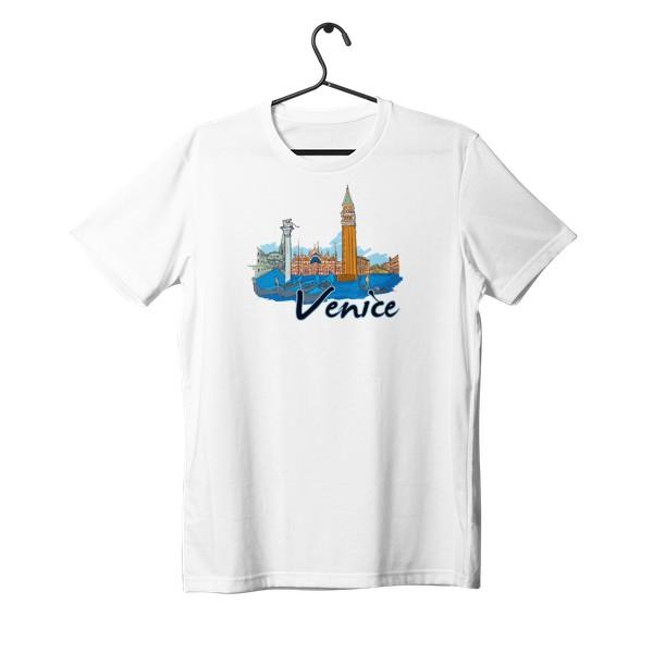 FEREDA, футболки с принтом «Венеция» и круглым вырезом с короткими рукавами, футболки для пар для мужчин и женщин, одинаковые футболки для пар