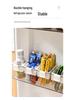 Retractable Fridge Door Organizer: Multi-Use Seasoning Divider & Anti-Tip Shelf