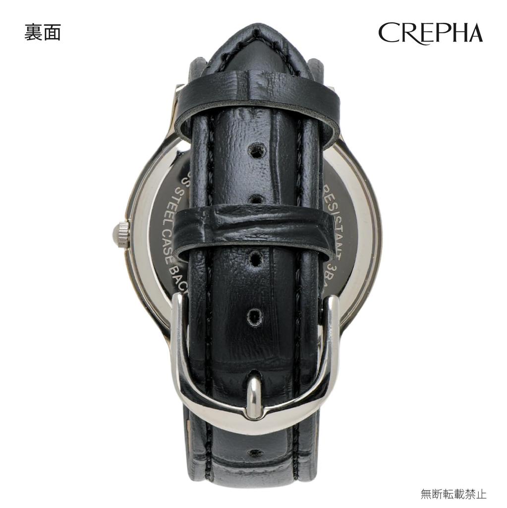 [Clefer] Аналоговые часы Водонепроницаемые Дата Кожаный ремешок 190215 Мужские Черные