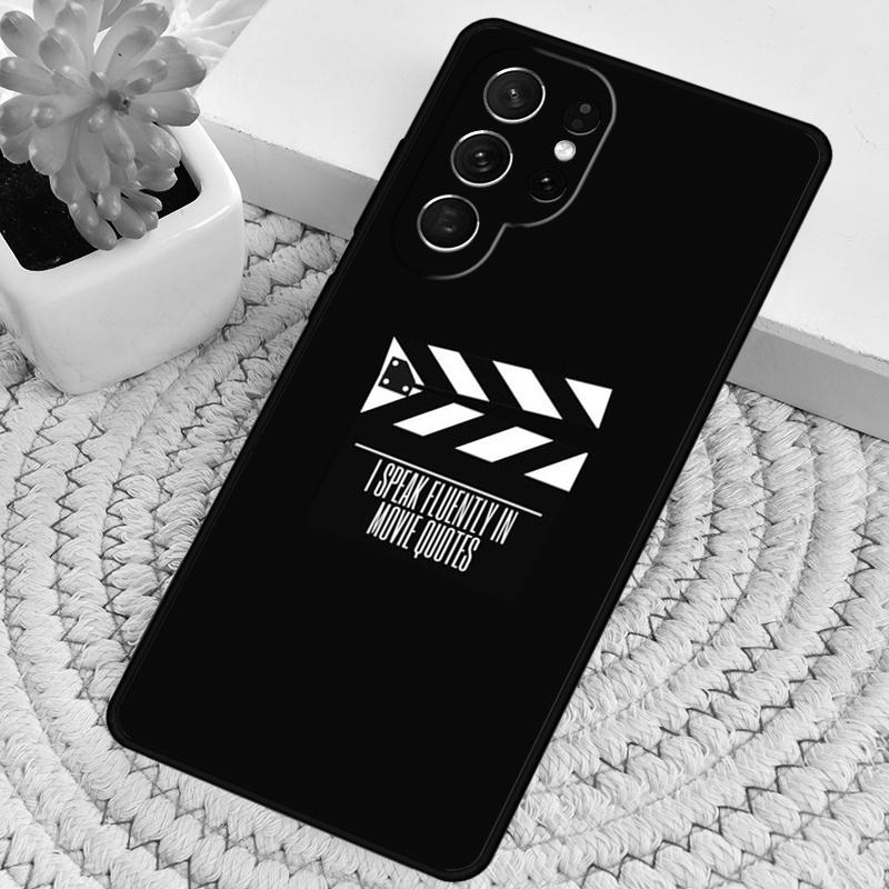Пленка Кинорежиссер Хлопушка Чехол для телефона для Samsung Galaxy note 10 pro S26 Ultra S23 S24 FE S25 S21 S22 PLUS ударопрочный Чехол