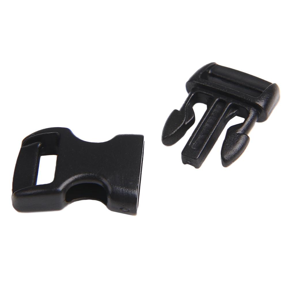 High Quality Clasp Belt for Paracord Curved Side Clasp 100PCS 3/8" Belt Buckles Release Buckles