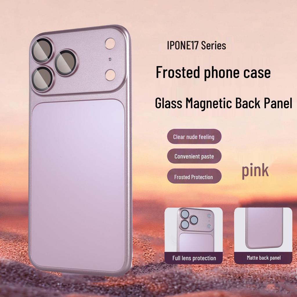 Совместимо с iPhone 17 Pro Max, трансформируется в матовую магнитную заднюю наклейку 17 AG и ударопрочный защитный чехол.