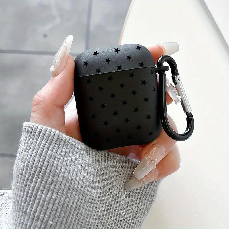 ins black star suitable for AirPods1/1st generation protective case Apple pro/1 wireless bluetooth headset cover